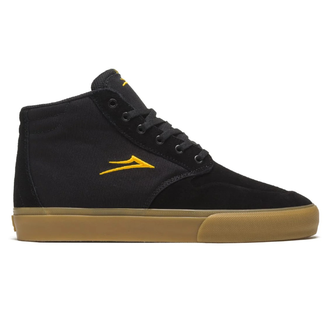 Riley 3 High - Black/Gum Suede