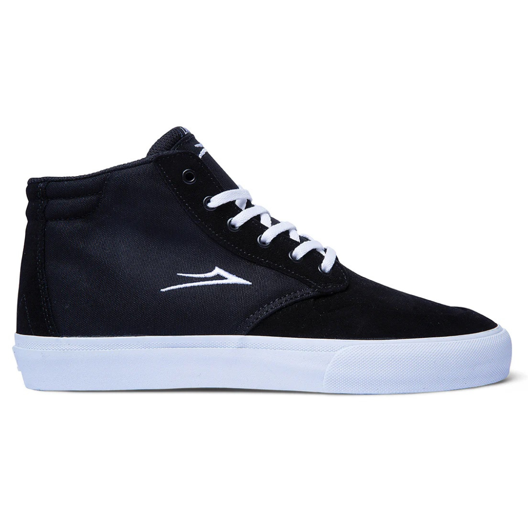 Riley 3 High - Black Suede