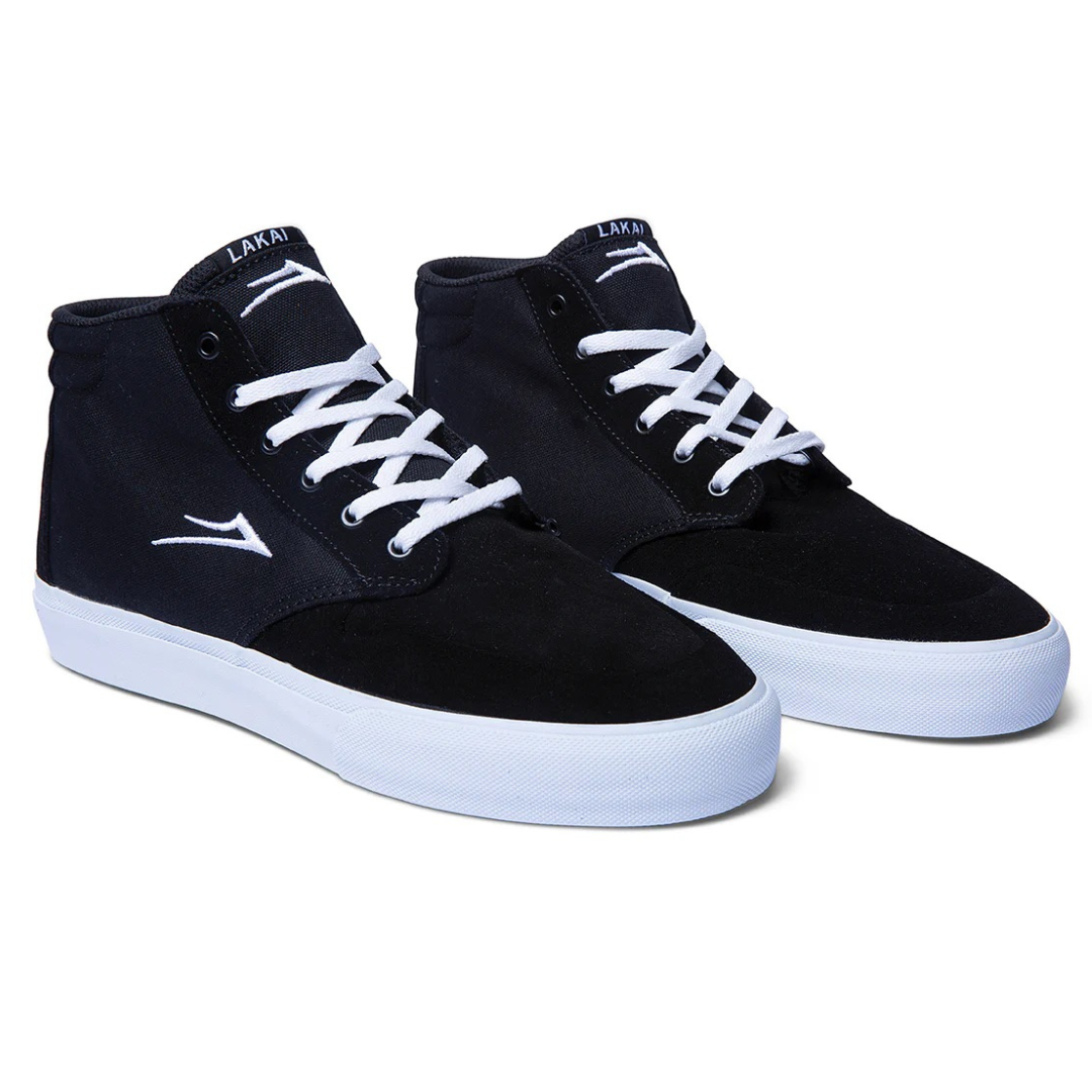 Riley 3 High - Black Suede