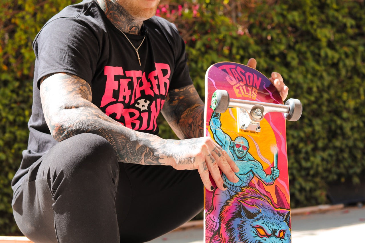 Handpicked Jason Ellis Complete Skateboard with Skate Tool