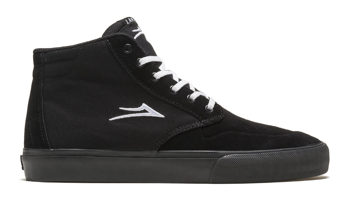 Riley 3 High - Black/Black Suede