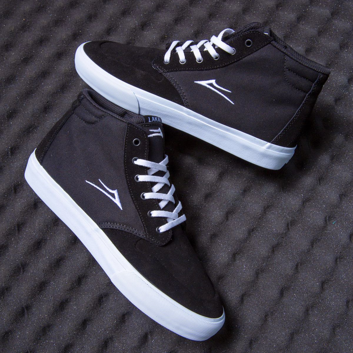 Riley 3 High - Black Suede